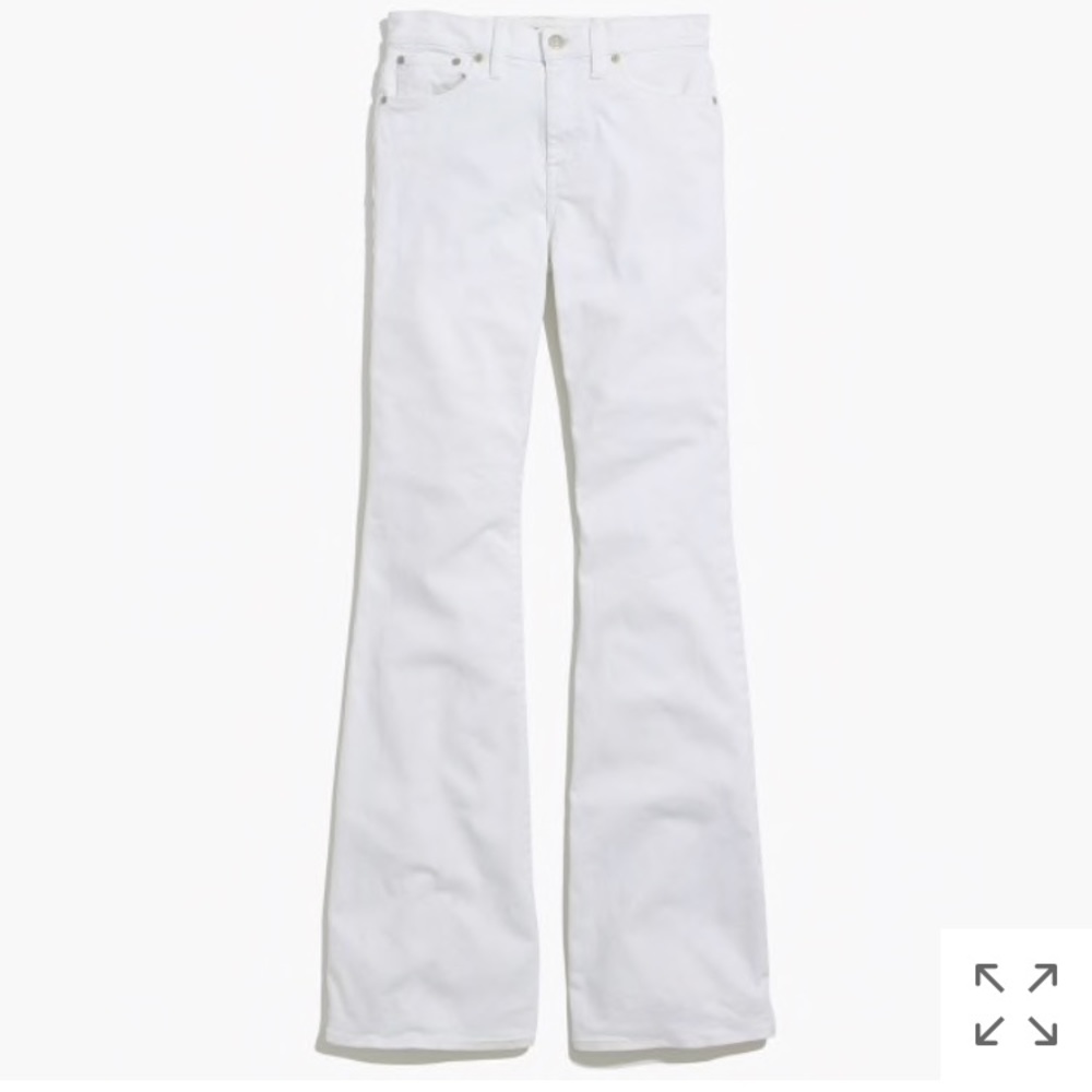 White Madewell Flea Market Flares